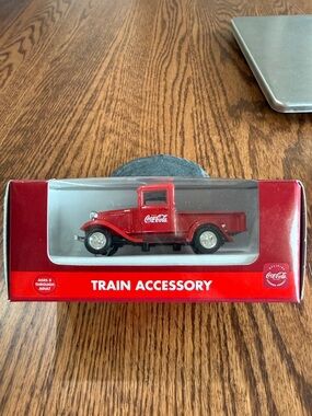 Coca-Cola Red 1930’s Pickup Truck Train Accessory First in a Series K-94500